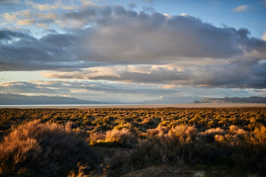 Image 2 Oregon Desert and Mountains at Sunrise