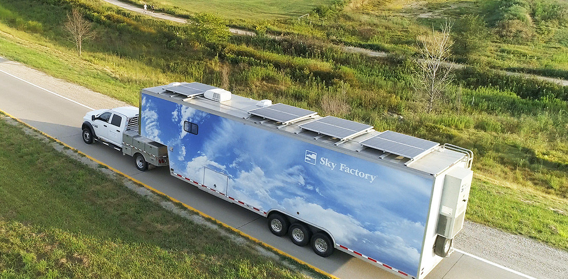 Sky Factory SkyMobile on the Road